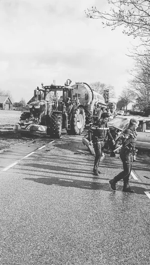 Underrun protection tractor